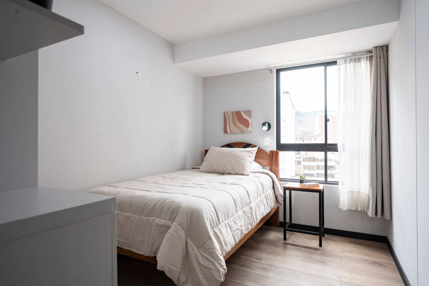 Segundo dormitorio con cama individual